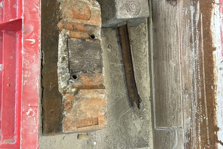 Schwelle mit Winkel